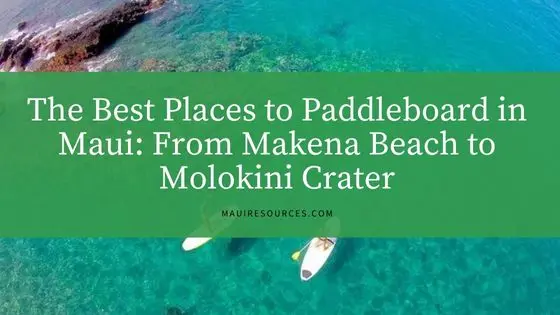 The Best Places to Paddleboard in Maui: From Makena Beach to Molokini Crater