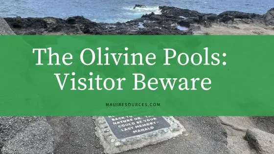 The Olivine Pools of Maui: Visitor Beware